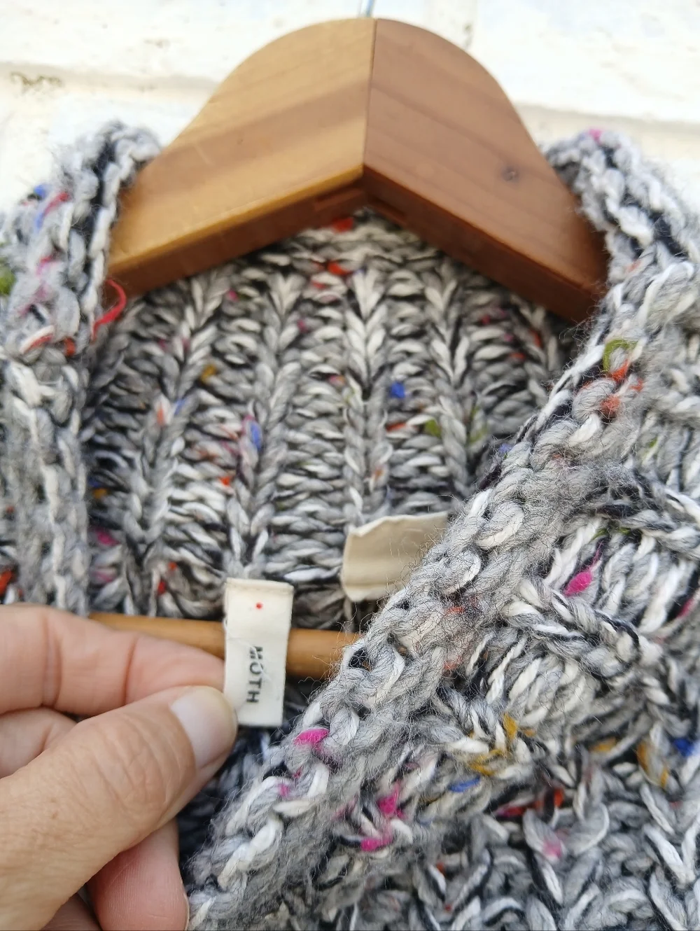 Anthropologie Moth Joelle Wool Blend Sleeveless Sweater Roll Neck